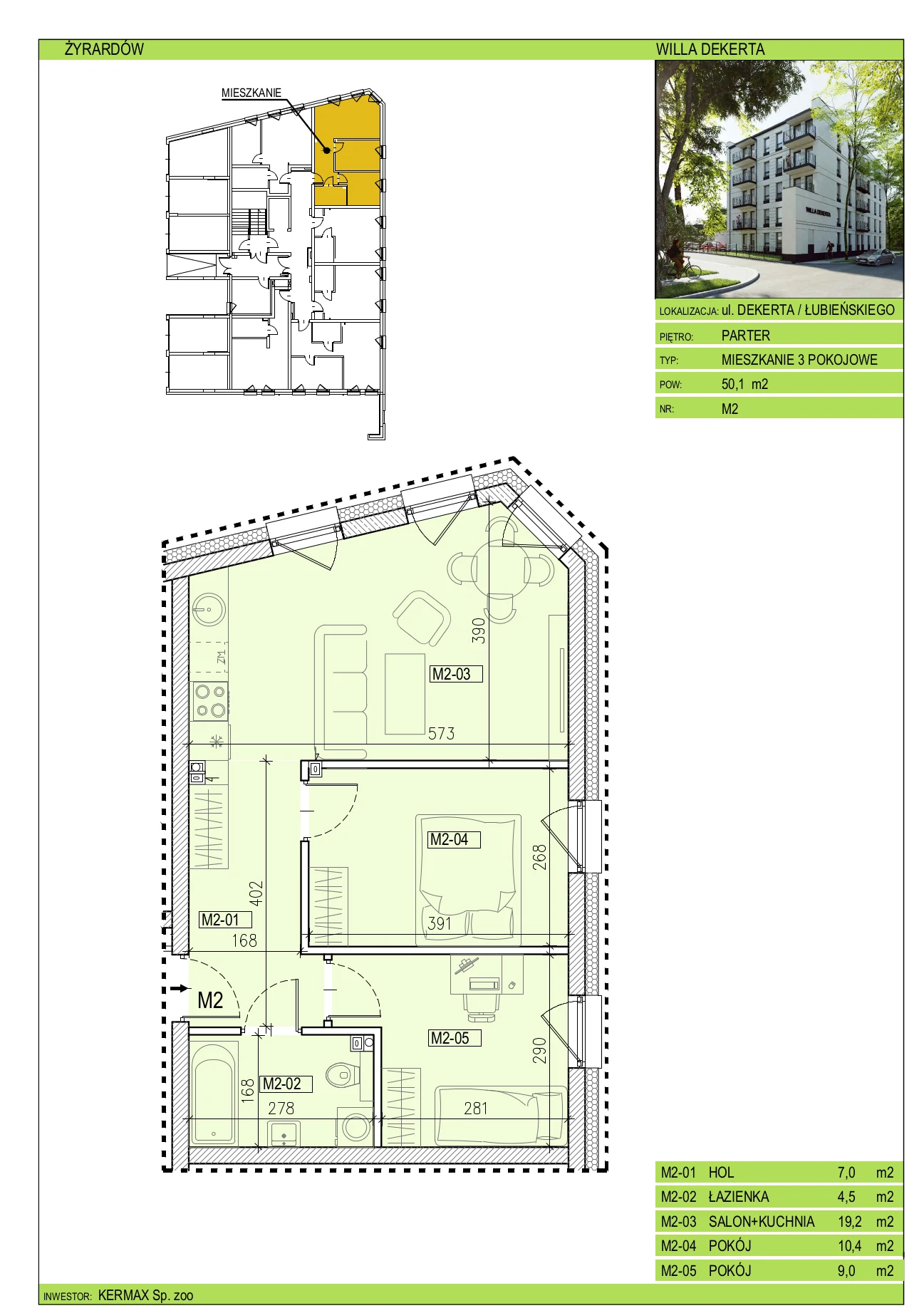 Willa Dekerta Mieszkanie nr 2