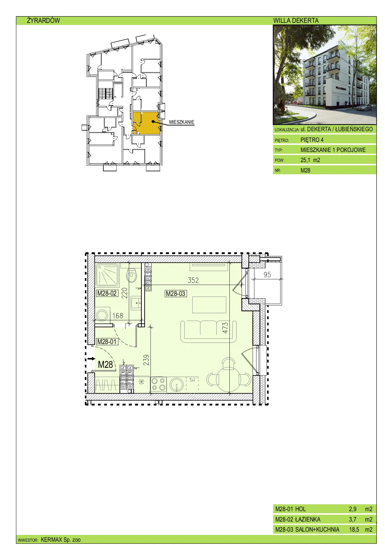 Willa Dekerta Mieszkanie nr 28