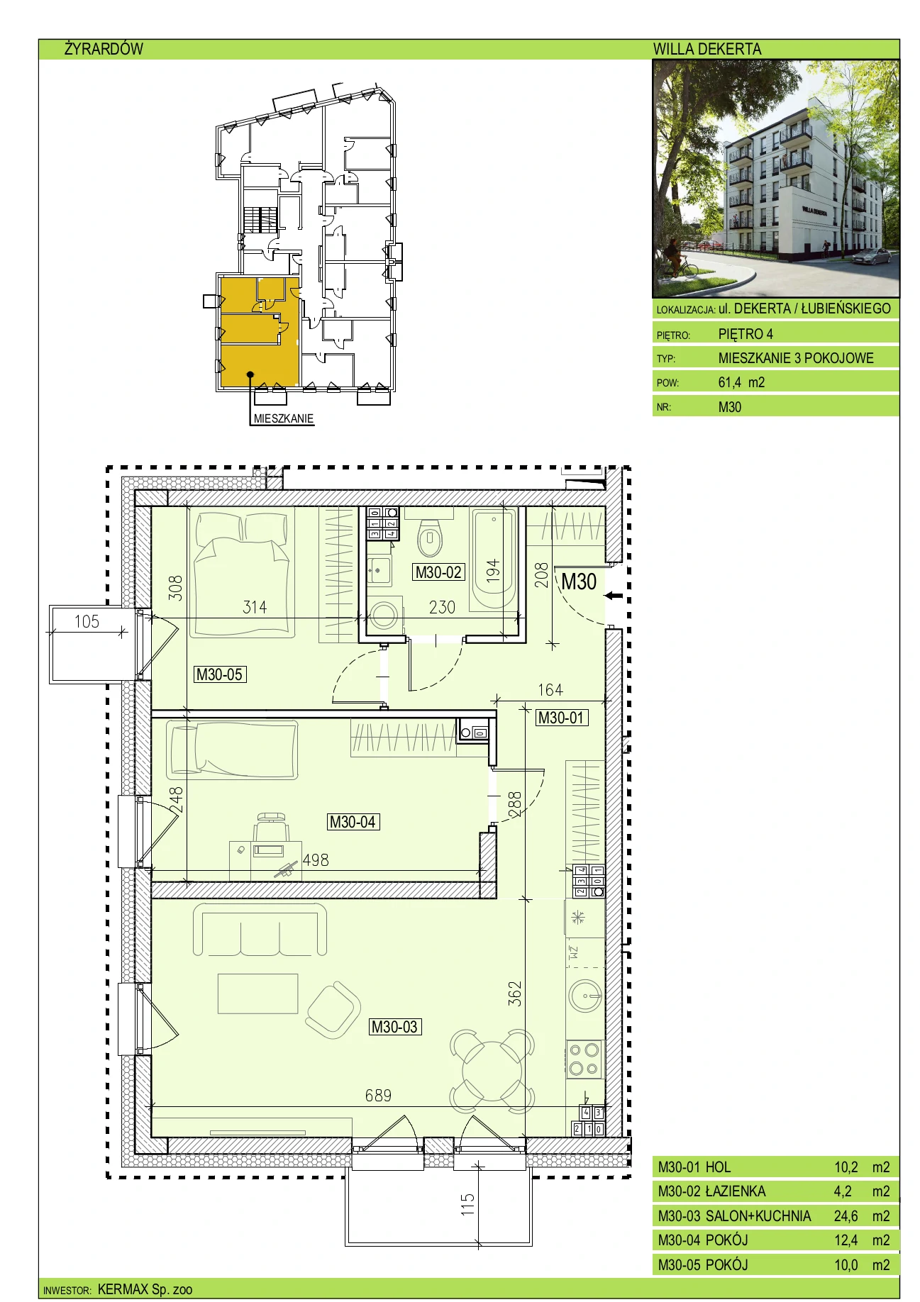 Willa Dekerta Mieszkanie nr 30